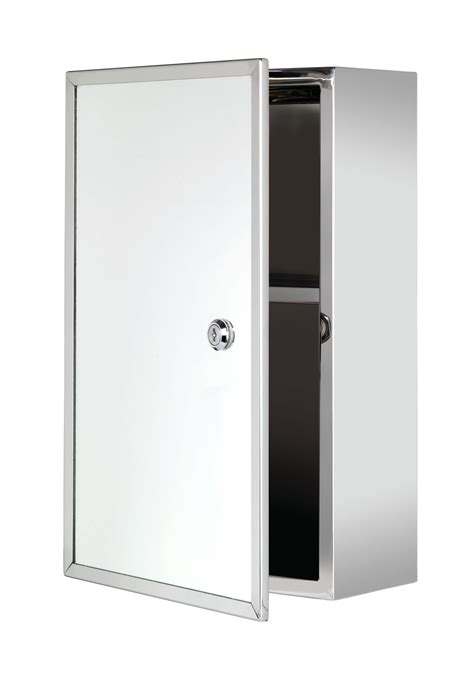 locking medicine cabinet stainless steel|locking medicine cabinet with combination.